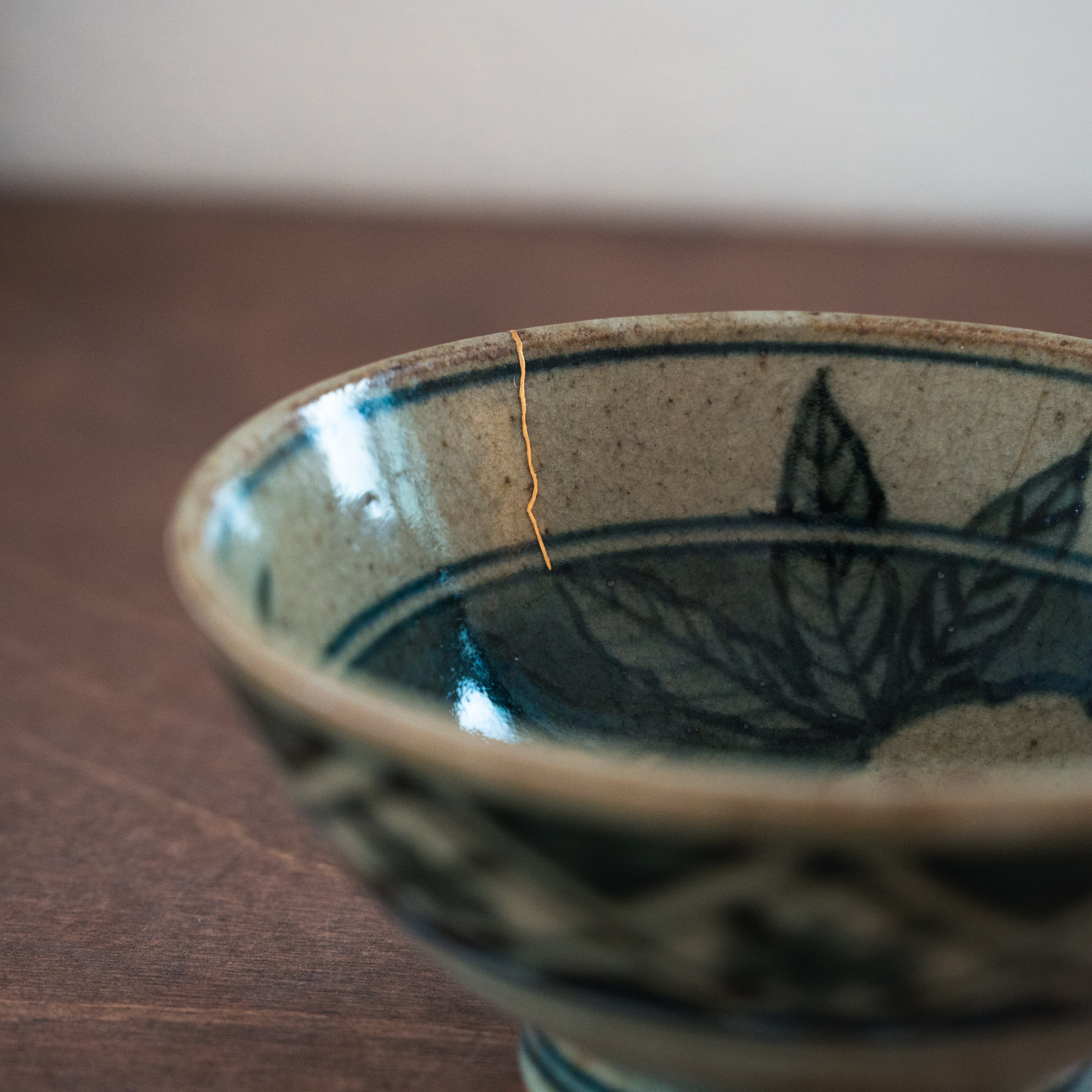 Kintsugi tea bowl