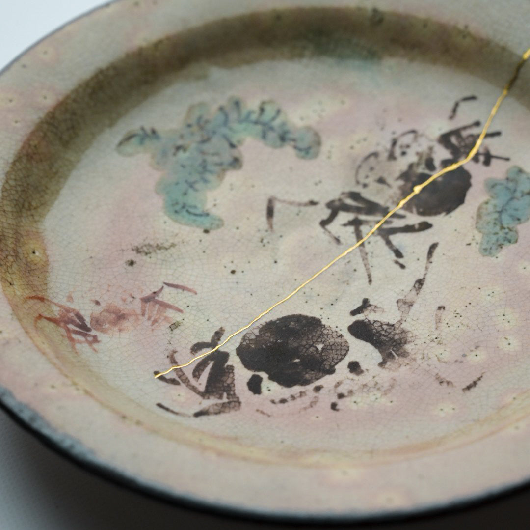 Kintsugi plate