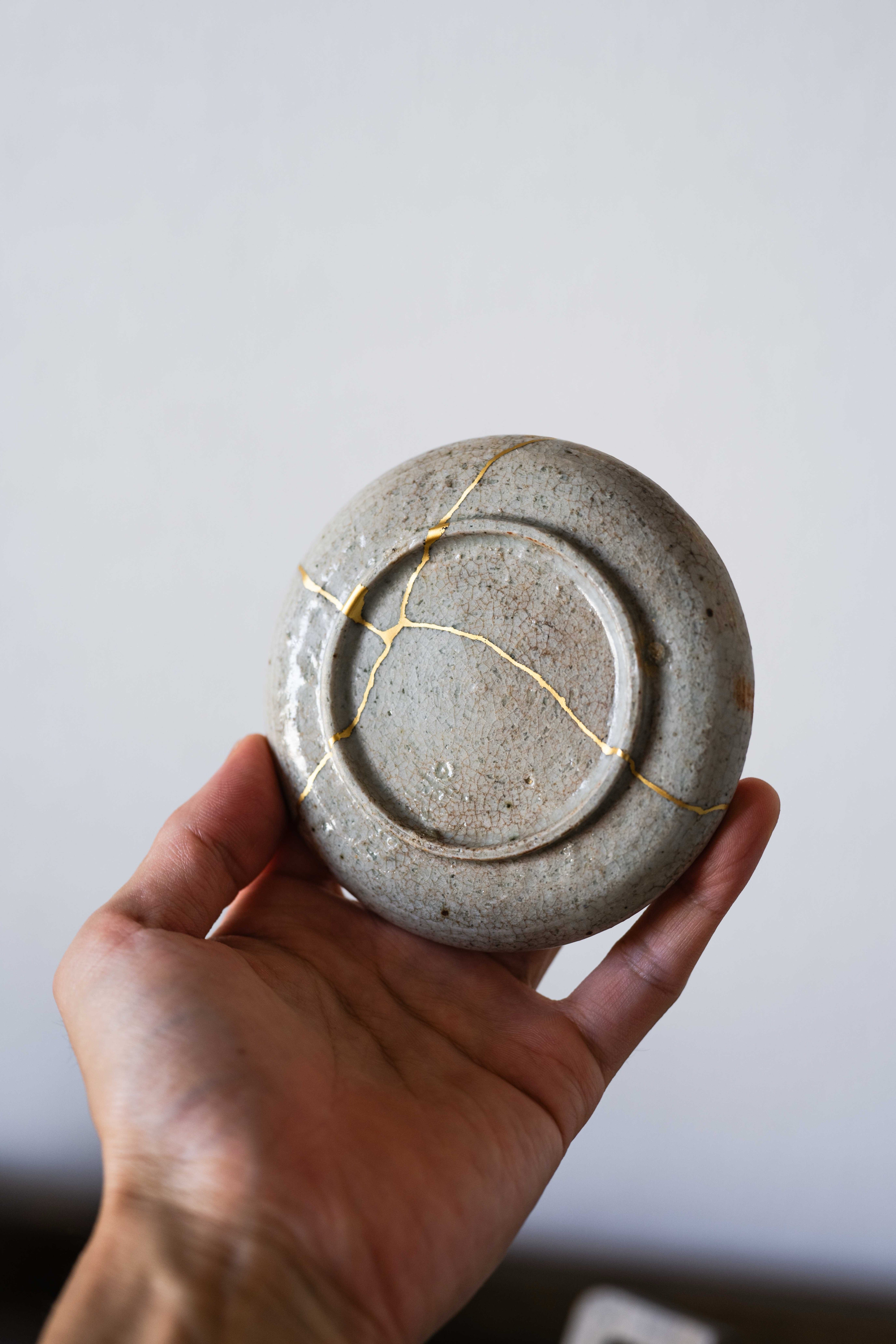 ペトルスレグー　明治　オランダ焼　 陶器　蓋付き皿 金継ぎ用　 スープチューリン 金継ぎ作品 | Chimahaga