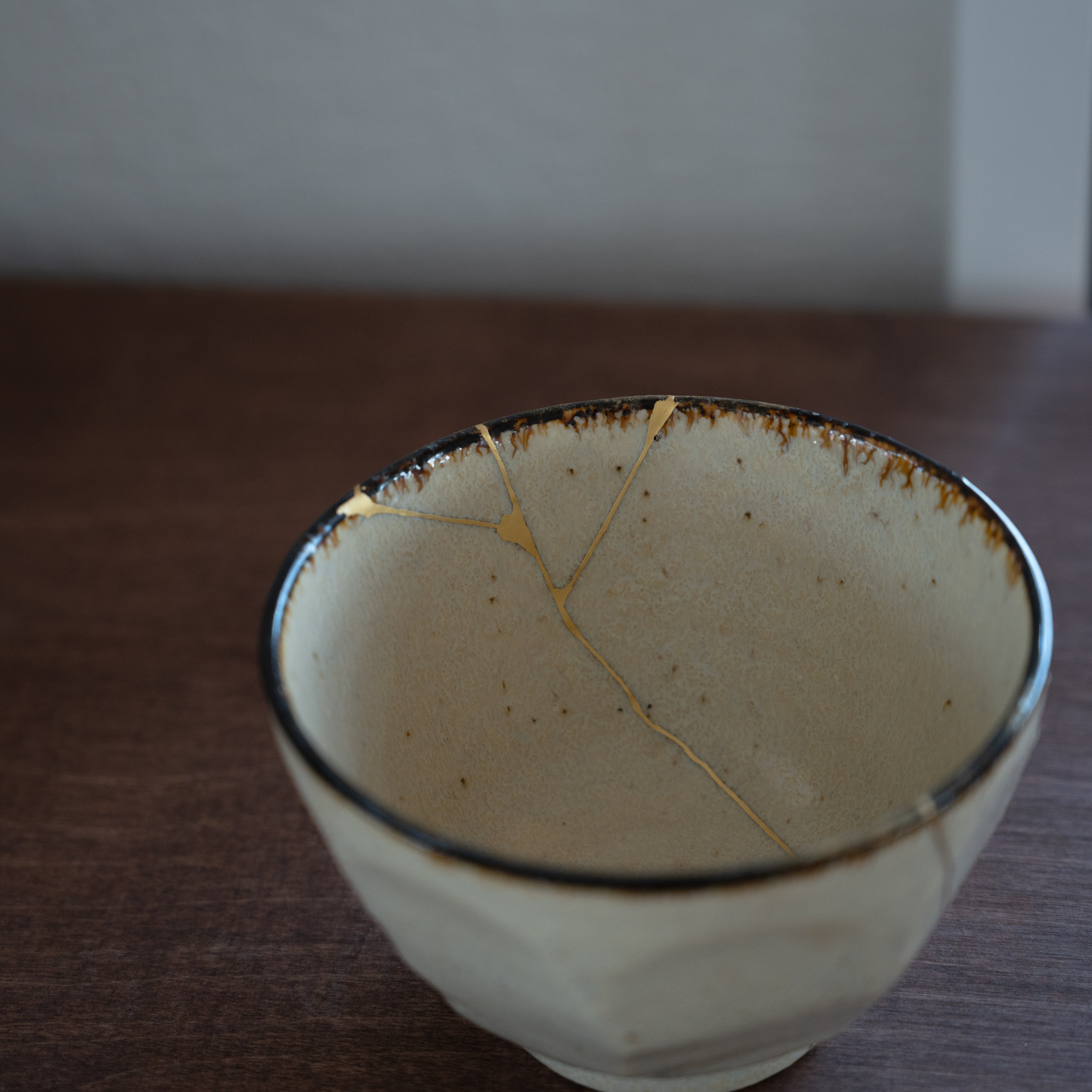 Kintsugi tea bowl